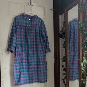 Colorful Plaid Button-Up